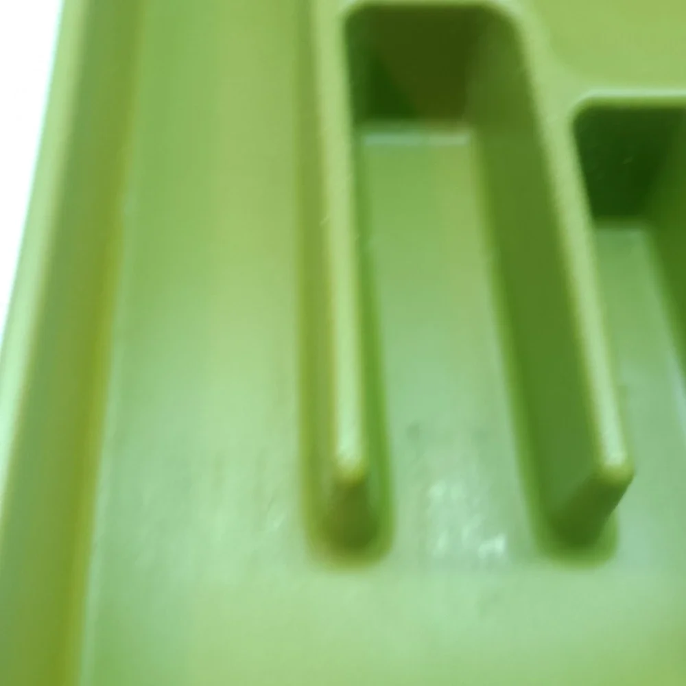 Rubbermaid Silverware Drawer Organizer Avocado Green 2922 Vintage MCM